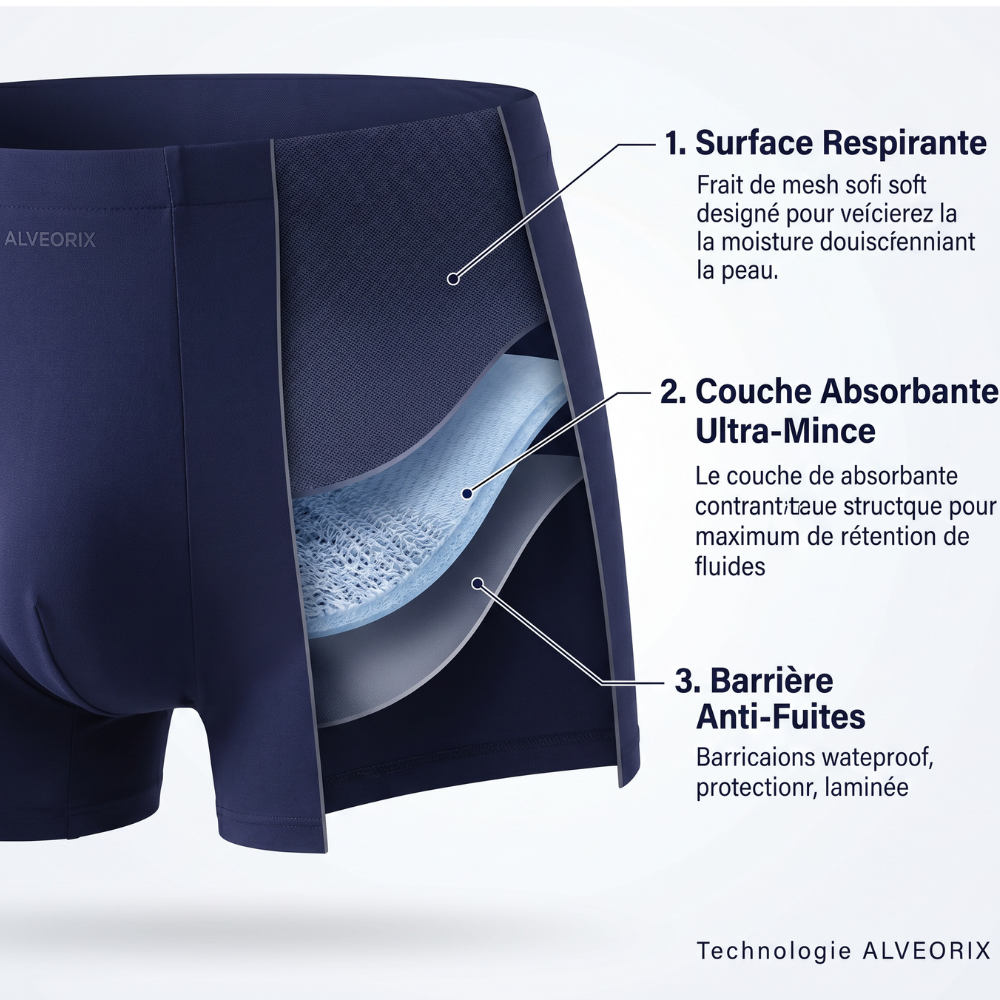 Le Boxers de protection toute la journée pour homme